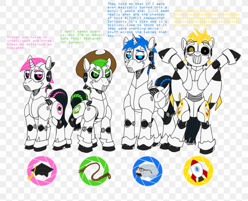 My Little Pony Horse Robot Portal, PNG, 992x805px, Pony, Art, Bridge Constructor Portal, Carnivoran, Cartoon Download Free