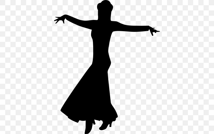 Silhouette Dance Photography Flamenco, PNG, 512x512px, Silhouette, Arm, Black, Black And White, Dance Download Free