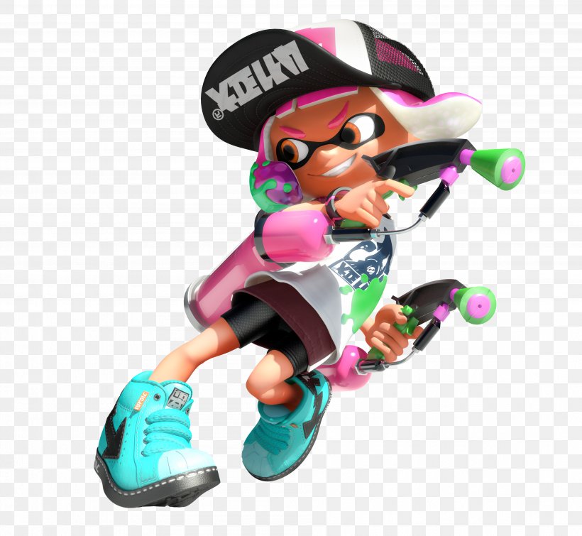 Splatoon 2 Nintendo Switch Amiibo Video Game, PNG, 3801x3500px, Watercolor, Cartoon, Flower, Frame, Heart Download Free