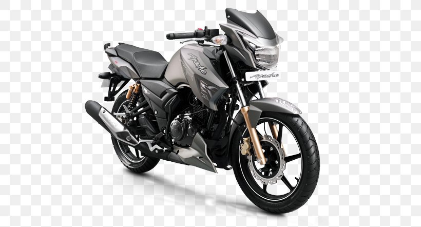 TVS Apache Car Motorcycle TVS Motor Company Bajaj Pulsar, PNG, 722x442px, Tvs Apache, Antilock Braking System, Automotive Exhaust, Automotive Exterior, Automotive Lighting Download Free