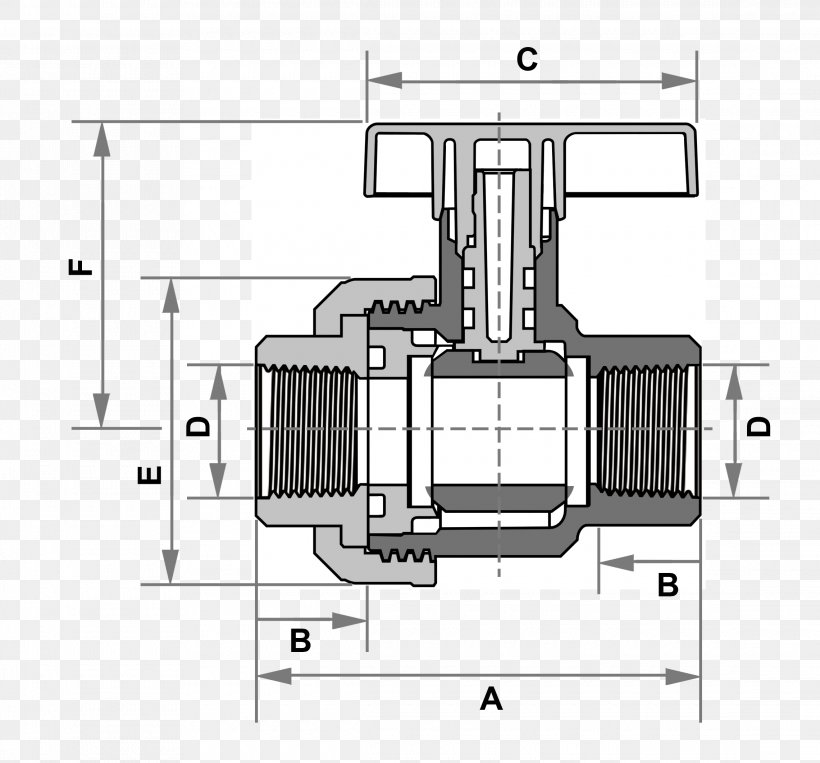 Valve Sphere Faucet Handles & Controls Pipe Floor Plan, PNG, 2280x2124px, Valve, Black And White, Brass, Centre, Diagram Download Free