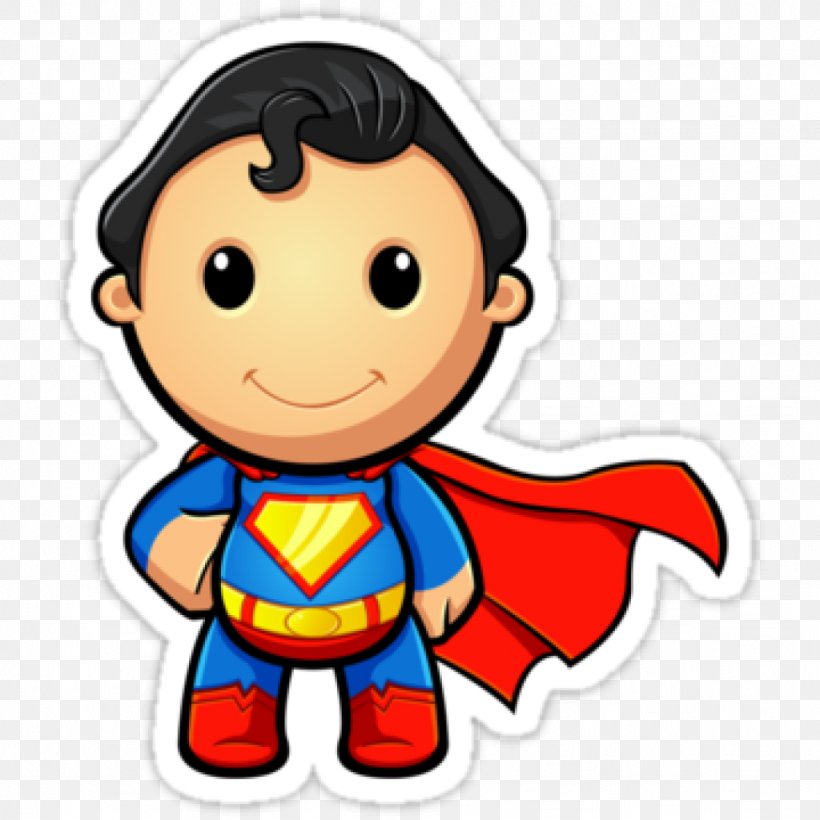 Superman Clip Art Batman Sticker Superhero, PNG, 1024x1024px, Superman,  Batman, Cartoon, Decal, Drawing Download Free