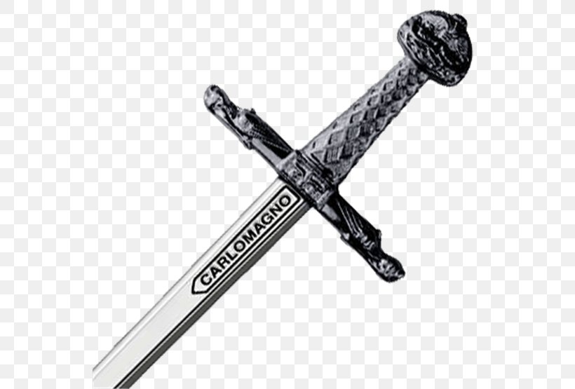 Sword Charlemagne, PNG, 555x555px, Sword, Charlemagne, Cold Weapon, Weapon Download Free