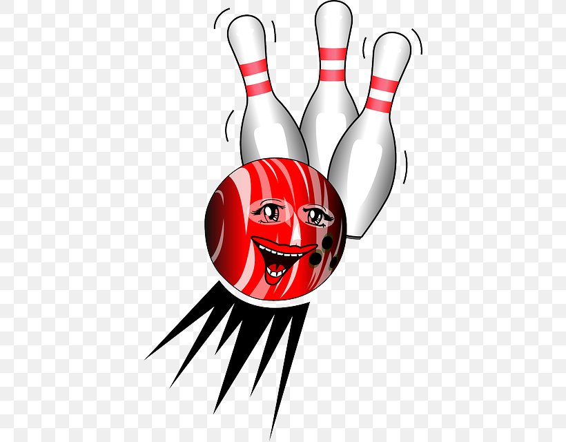 bowling pin and ball clipart