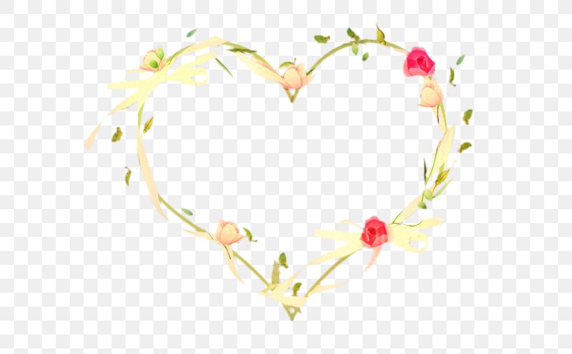 Floral Design Heart Hair Clothing Accessories, PNG, 598x508px, Floral Design, Clothing Accessories, Flower, Hair, Heart Download Free
