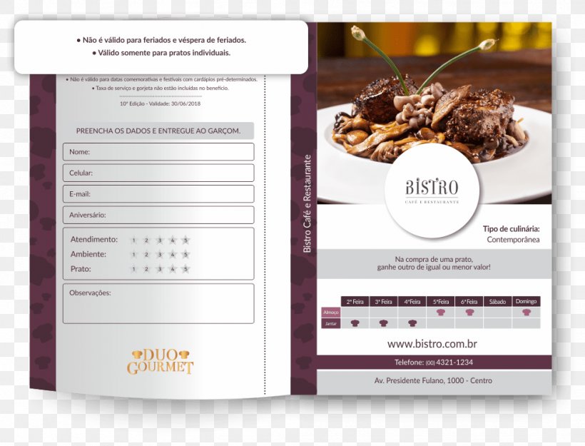Gourmet Restaurant Recipe Voucher Book, PNG, 987x753px, Gourmet, Book, Brand, Brochure, Coupon Download Free