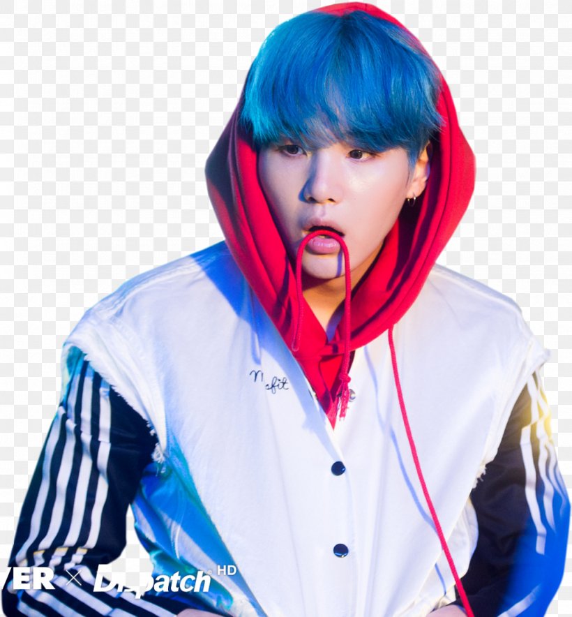 Suran BTS Blood Sweat & Tears Wings Blue Hair, PNG, 1024x1104px, Watercolor, Cartoon, Flower, Frame, Heart Download Free