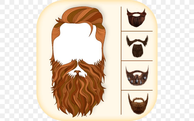 Beard Moustache Barber Hairstyle, PNG, 512x512px, Beard, Barber, Beard Oil, Brown Hair, Chin Download Free