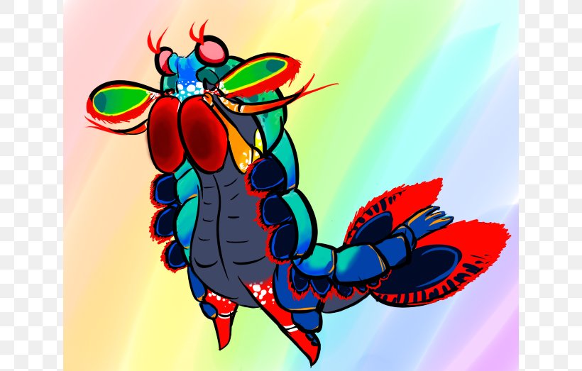 Butterfly Cartoon Mantis Shrimp Clip Art, PNG, 642x523px, Butterfly, Art, Arthropod, Cartoon, Comics Download Free