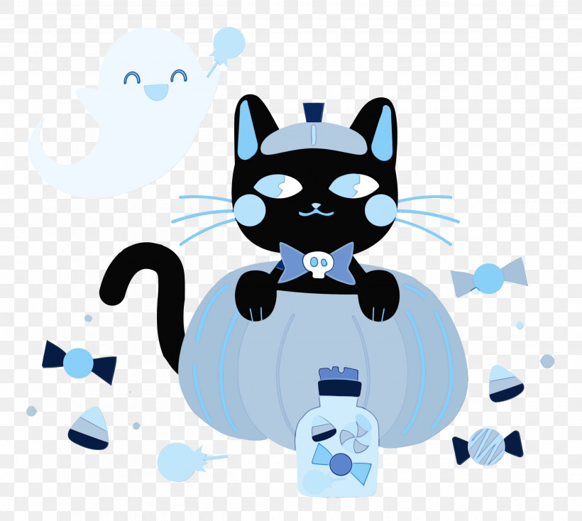 Cat Kitten Cat-like Whiskers Paw, PNG, 2500x2239px, Spooky Halloween, Cartoon, Cat, Catlike, Kitten Download Free
