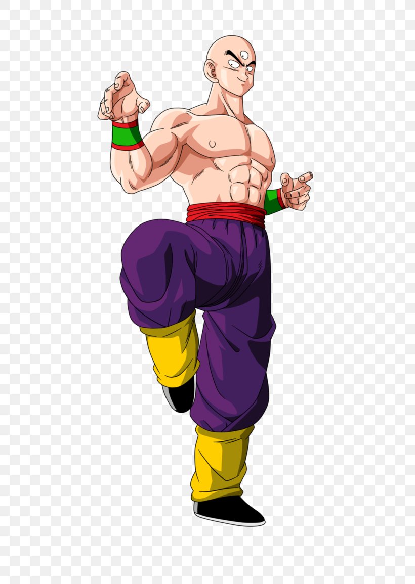 Tien Shinhan Goku Cell Majin Buu Master Roshi, PNG, 692x1155px, Tien Shinhan, Abdomen, Arm, Art, Boxing Glove Download Free