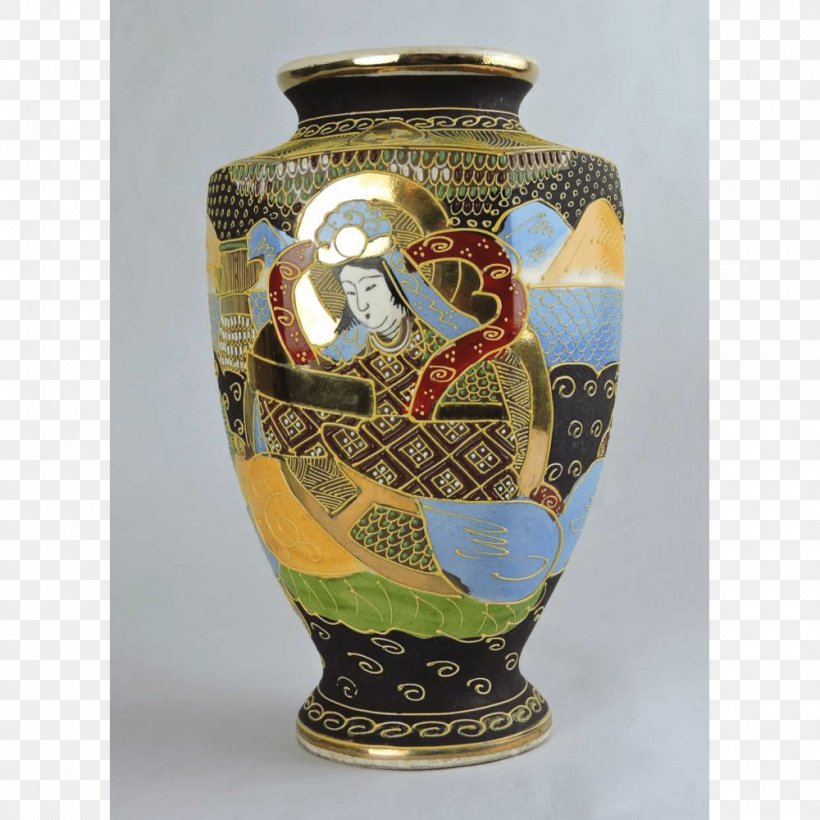 20th Century Vase Ceramic Satsuma Ware Japan, PNG, 1000x1000px, 19th Century, 20th Century, Artifact, Catawiki, Ceramic Download Free