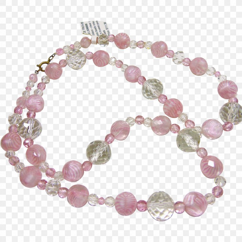 Bead Necklace Bracelet Pink M Body Jewellery, PNG, 1494x1494px, Bead, Body Jewellery, Body Jewelry, Bracelet, Crystal Download Free