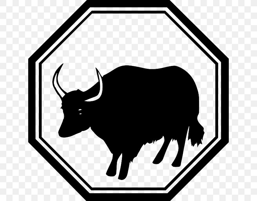 Cattle Ox Chinese Zodiac Horoscope, PNG, 640x640px, Cattle, Area, Artwork, Astrological Sign, Astrology Download Free