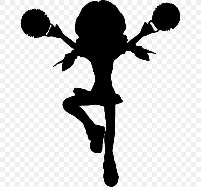 Cheerleading Cartoon Pom-pom Clip Art, PNG, 652x762px, Cheerleading, Black And White, Cartoon, Human Behavior, Joint Download Free