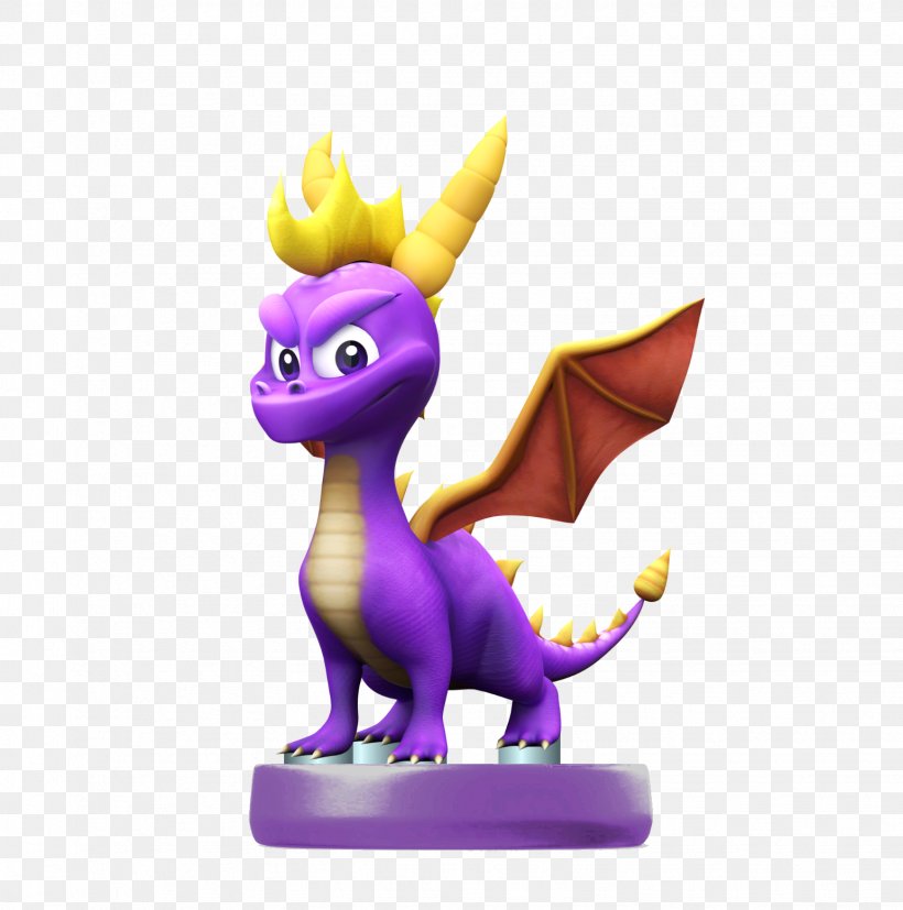 Skylanders: Spyro's Adventure Spyro The Dragon Spyro: Year Of The Dragon Spyro 2: Ripto's Rage! PlayStation, PNG, 1542x1557px, Spyro The Dragon, Animal Figure, Computer Software, Dragon, Fictional Character Download Free