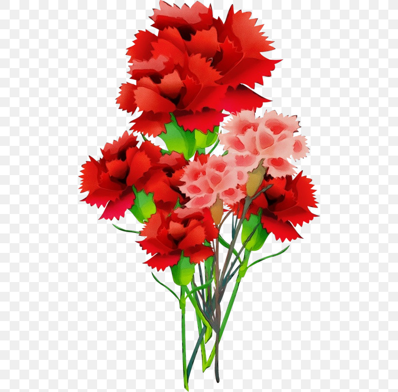Artificial Flower, PNG, 500x806px, Watercolor, Annual Plant, Artificial Flower, Bouquet, Carnation Download Free