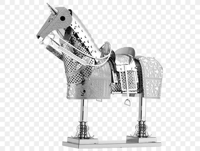 Horse Barding Armour Late Middle Ages Knight, PNG, 620x620px, Horse, Amazoncom, Armour, Barding, Black And White Download Free