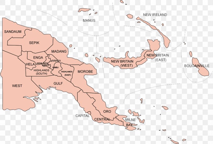 Jiwaka Province Hela Province Provinces Of Papua New Guinea Oro Province, PNG, 891x600px, Jiwaka Province, Area, Diagram, Ecoregion, Hand Download Free