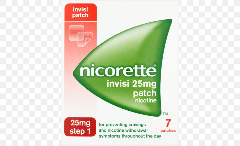 Nicotine Patch Nicorette Nicotine Withdrawal Smoking Cessation, PNG, 500x500px, Nicotine Patch, Brand, Cigarette, Craving, Drug Withdrawal Download Free