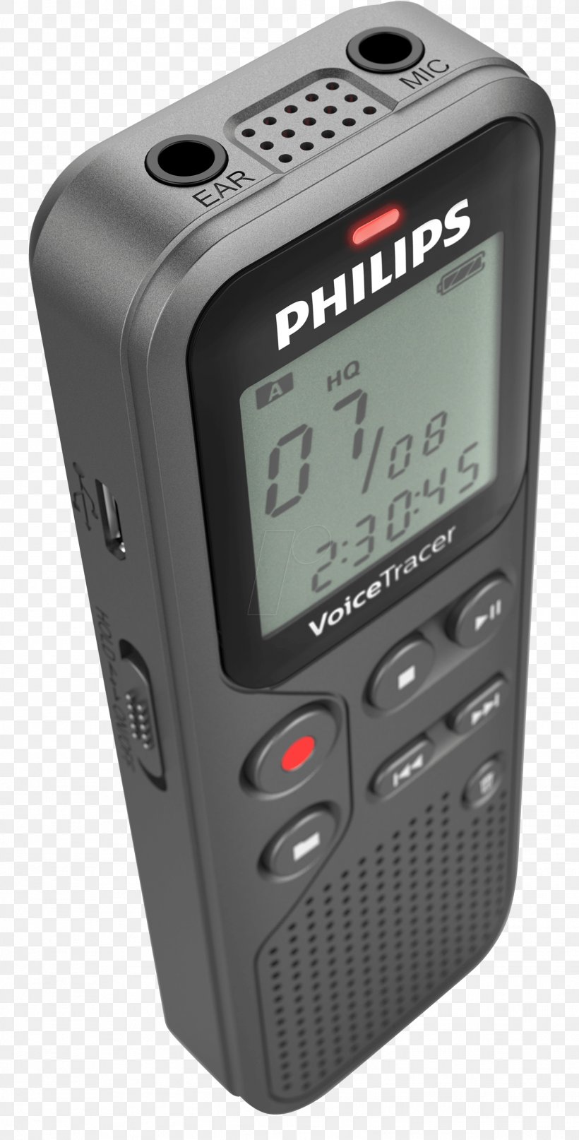 Philips Voice Tracer DVT2510 Dictation Machine Electronics Accessory, PNG, 1524x3000px, Philips Voice Tracer Dvt2510, Anthracite, Computer Hardware, Dictation Machine, Electronic Device Download Free