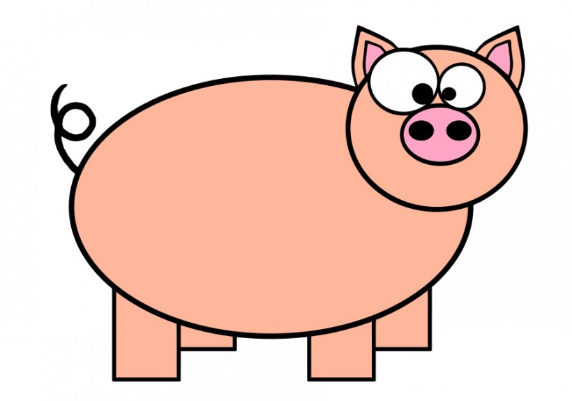 Domestic Pig Pig Roast Cartoon Clip Art, PNG, 900x630px, Domestic Pig, Animation, Artwork, Carnivoran, Cartoon Download Free