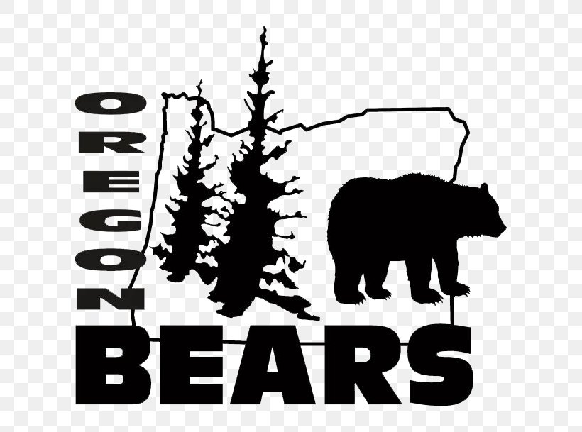 Eagle Portland Oregon Bears Organization Logo, PNG, 609x609px, Bear, Black, Black And White, Brand, Carnivoran Download Free
