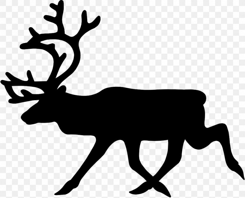 Rudolph Reindeer Santa Claus Clip Art, PNG, 999x810px, Rudolph, Antler, Black And White, Christmas, Coloring Book Download Free