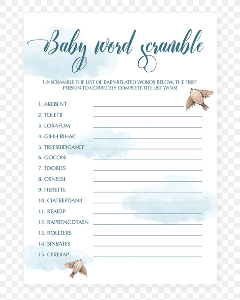 Baby Shower Party Game Mother Infant, PNG, 819x1024px, Baby Shower, Boy, Card Game, Child, Entertainment Download Free