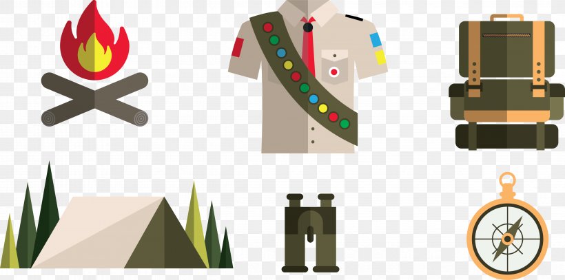 Scouting Tent Illustration, PNG, 4684x2325px, Scouting, Backpack, Brand, Camping, Campsite Download Free