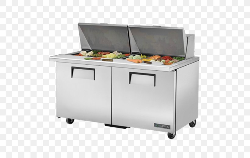 Table Refrigeration Refrigerator Sandwich Restaurant, PNG, 520x520px, Table, Apartment, Bread, Cookware Accessory, Door Download Free