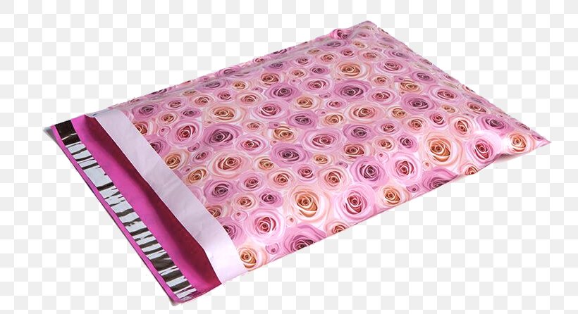 10x13 Pink & Red Roses Designer Poly Mailers Shipping Envelopes, PNG, 746x446px, Pink, Bag, Cargo, Color, Envelope Download Free