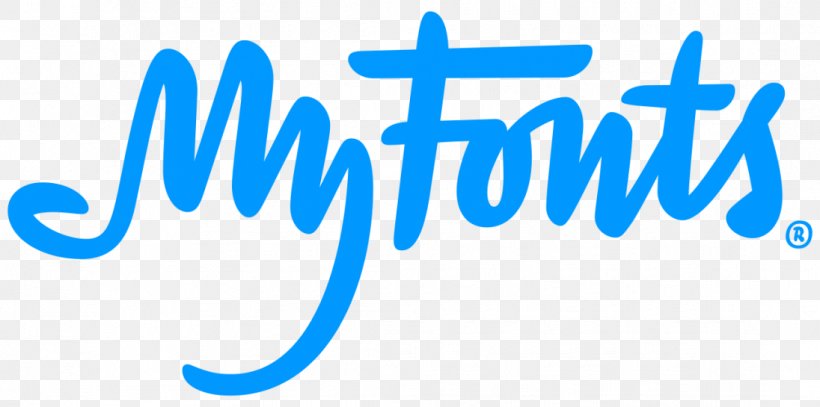 MyFonts Logo Graphic Designer Font, PNG, 1096x545px, Myfonts, Area, Art, Blue, Brand Download Free