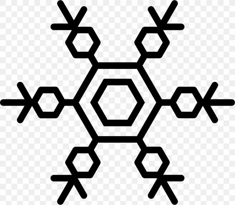 Snowflake, PNG, 980x854px, Snowflake, Black, Black And White, Cdr, Hexagon Download Free