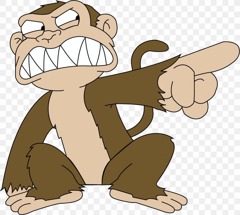 The Evil Monkey Brian Griffin Lois Griffin Character, PNG, 1091x981px, Evil Monkey, Arm, Brian Griffin, Carnivoran, Cartoon Download Free