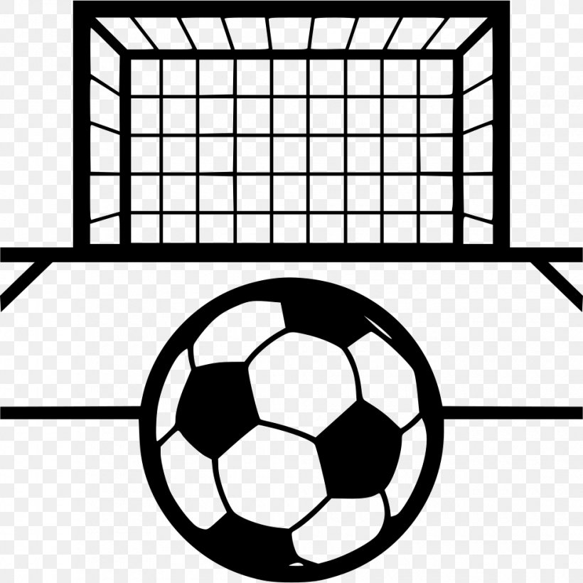 Soccer Goal Football Team Indoor Football, PNG, 980x980px, Soccer Goal, American Football, Area, Ball, Black And White Download Free