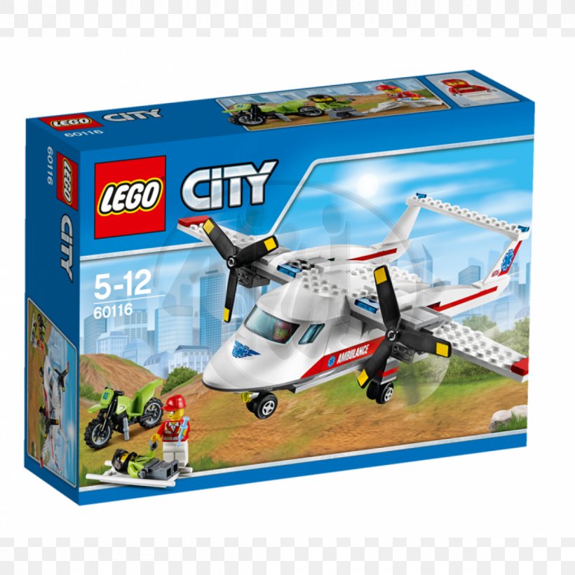 Airplane LEGO 60116 City Ambulance Plane Amazon.com Toy, PNG, 1200x1200px, Airplane, Amazoncom, Game, Kmart, Lego Download Free