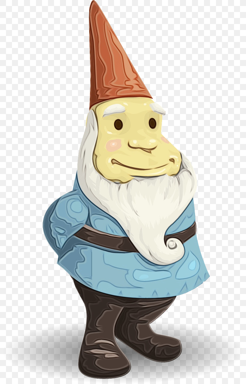 Cartoon Garden Gnome Lawn Ornament Statue Monument, PNG, 805x1280px, Watercolor, Cartoon, Garden Gnome, Lawn Ornament, Monument Download Free