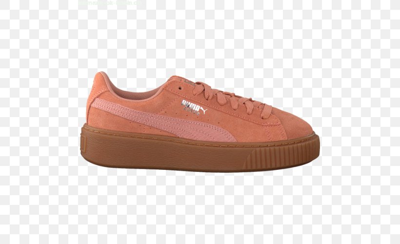 Sneakers Skate Shoe Puma Platform Shoe, PNG, 500x500px, Sneakers, Adidas, Athletic Shoe, Beige, Brand Download Free