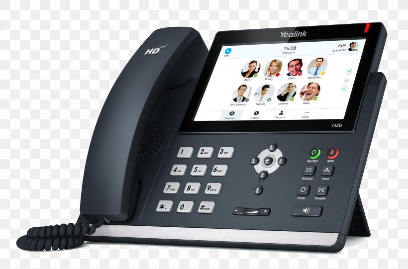 VoIP Phone Skype For Business Yealink SIP-T48G Telephone Wideband Audio, PNG, 2953x1951px, Voip Phone, Communication, Corded Phone, Electronics, Gadget Download Free