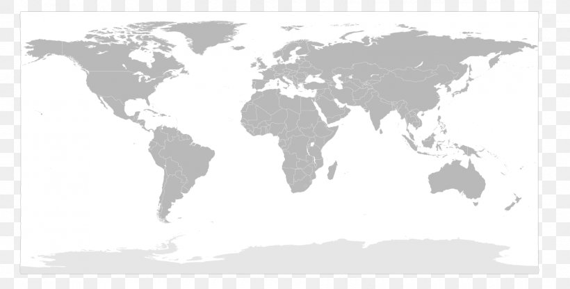 World Map Equirectangular Projection, PNG, 1600x812px, World, Area, Black, Black And White, Drawing Download Free