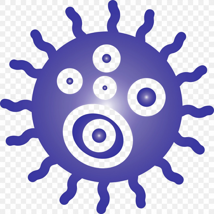 Bacteria Germs Virus, PNG, 3000x2997px, Bacteria, Circle, Germs, Logo, Violet Download Free