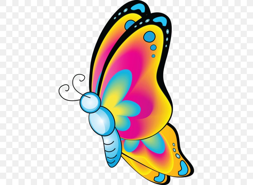 Butterfly Clip Art, PNG, 439x600px, Butterfly, Artwork, Brush Footed Butterfly, Cartoon, Coloring Book Download Free