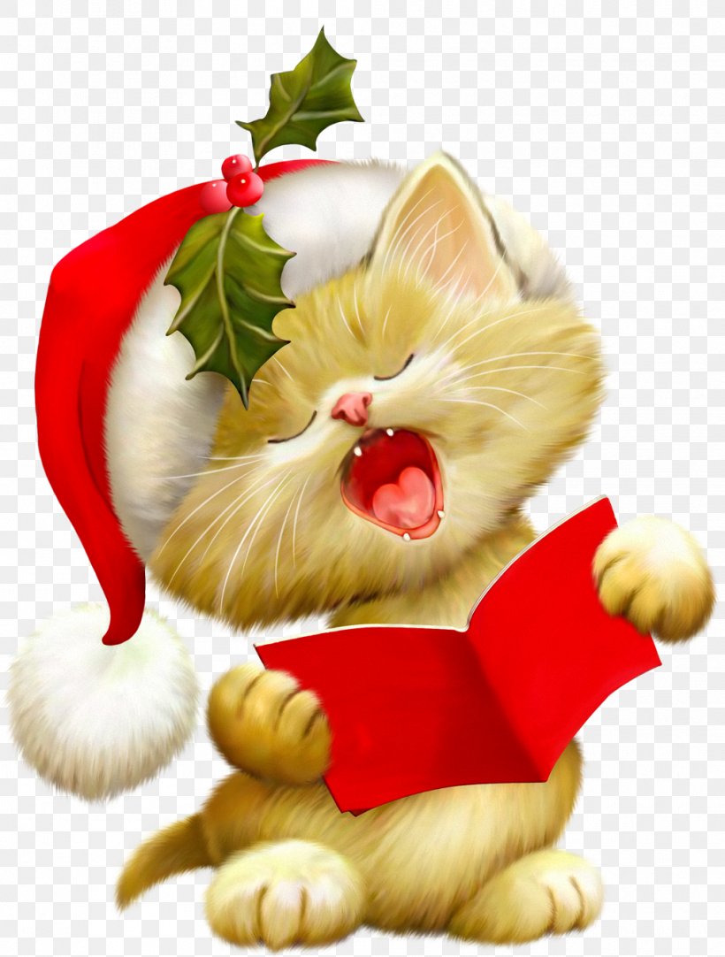 Cat Santa Claus Kitten Christmas Clip Art, PNG, 1010x1333px, Cat