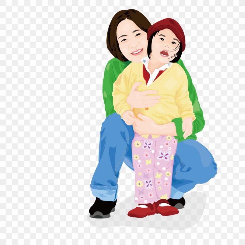 Child Mother Illustration, PNG, 1134x1134px, Watercolor, Cartoon, Flower, Frame, Heart Download Free