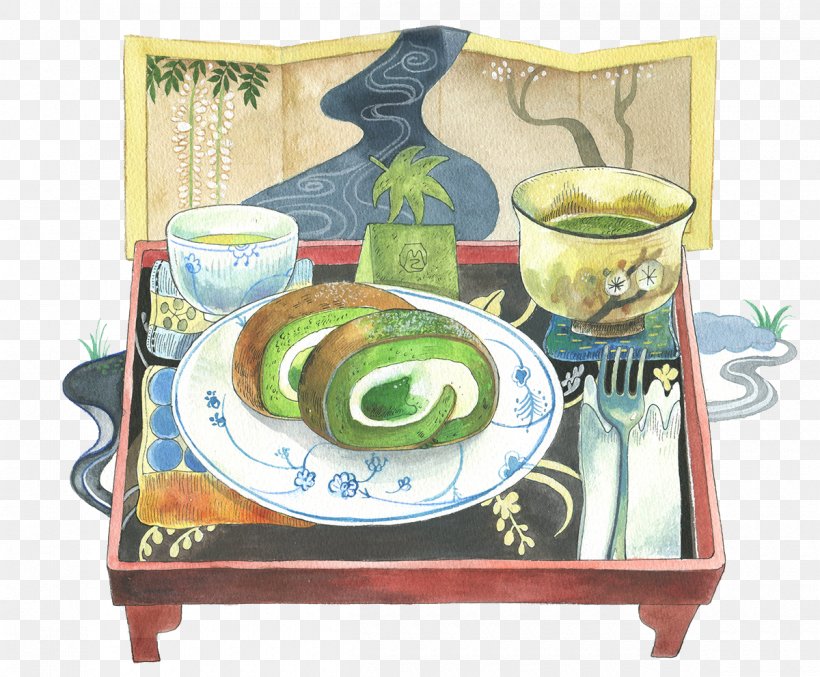 Japanese Cuisine Matcha Malatang Illustration, PNG, 1200x992px, Japanese Cuisine, Art, Ceramic, Cooking, Cuisine Download Free