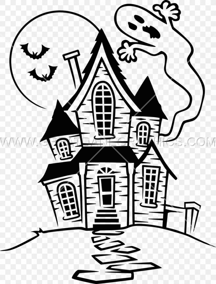 Line Art Drawing Haunted House, PNG, 825x1082px, Line Art, Area, Art, Artwork, Black And White Download Free