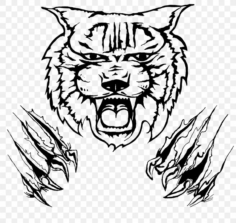 T-shirt Wildcat Drawing Clip Art, PNG, 1600x1516px, Tshirt, Art, Artwork, Big Cats, Black Download Free