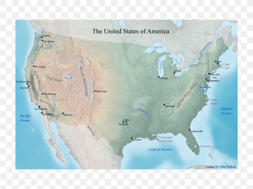 United States Topographic Map Physische Karte Blank Map, PNG, 792x612px, United States, Atlas, Blank Map, Elevation, Geography Download Free
