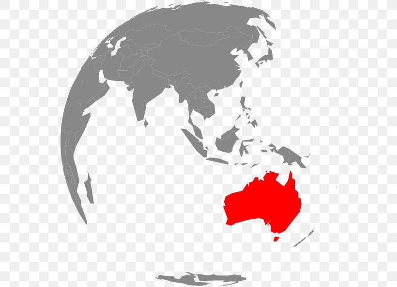Australia Earth Globe Clip Art, PNG, 570x592px, Australia, Black And White, Earth, Globe, Map Download Free